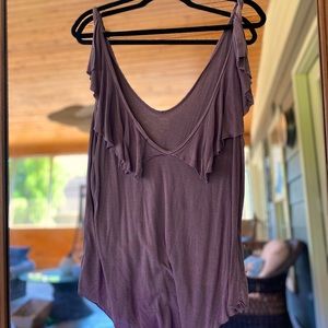 Flitter back urban outfitters purple tank